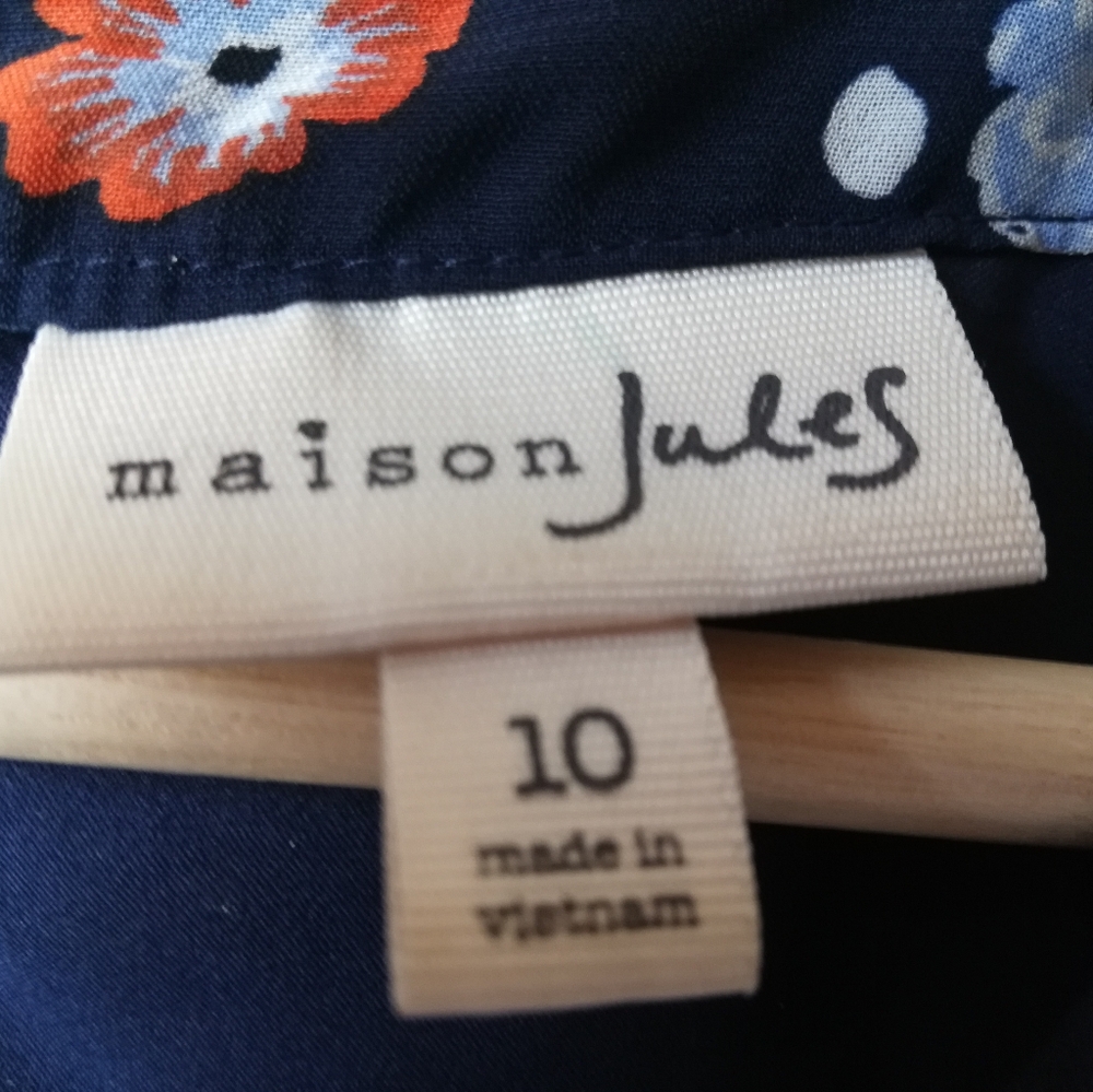 Maison Jules Size 10 Floral Dress - Picture 7 of 14